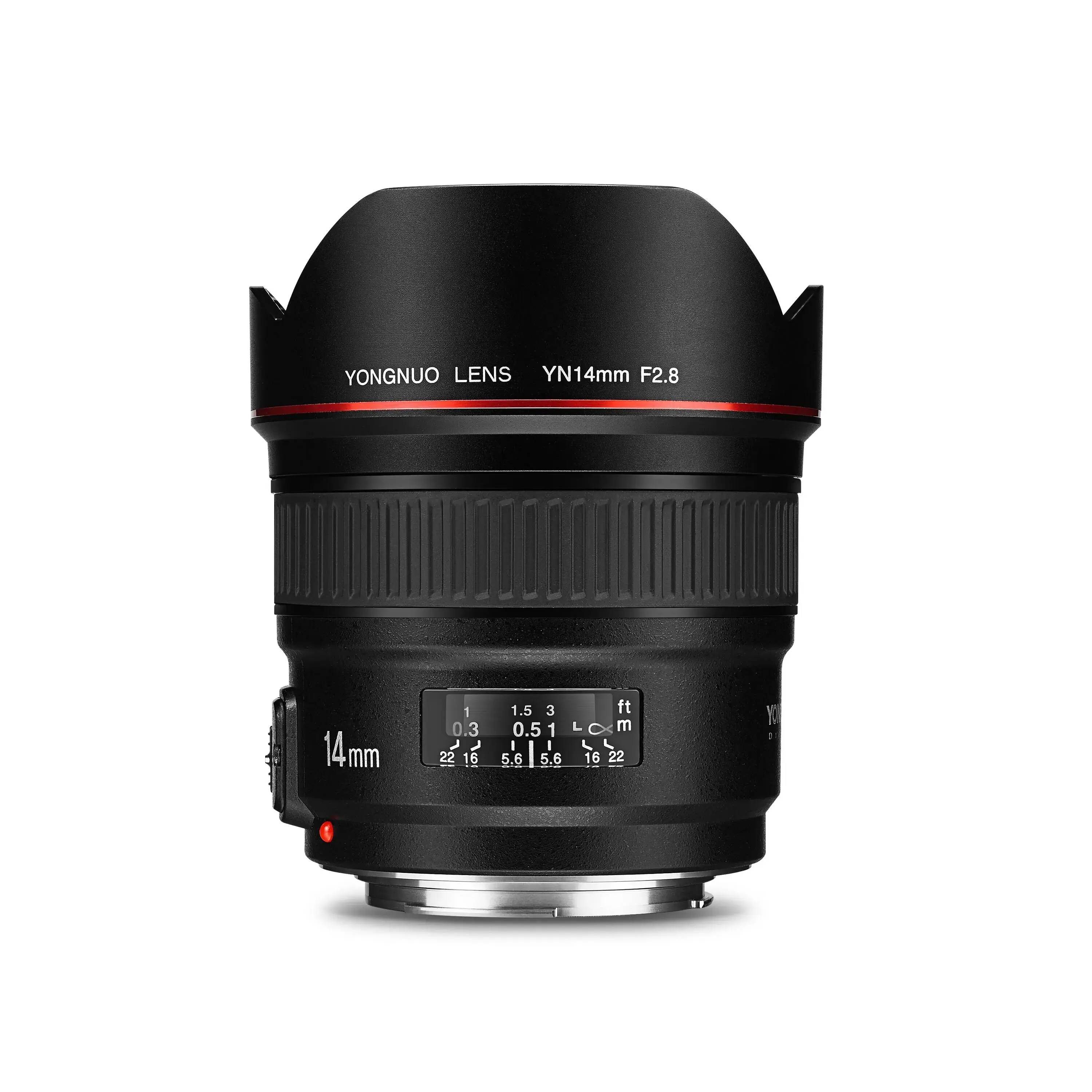 New Yongnuo Lens YN14mm F2.8 AF MF Autofocus Ultra Wide Angle Prime Lens 14mm for Canon 5D Mark 800D 760D 80D 7D DSLR Camera
