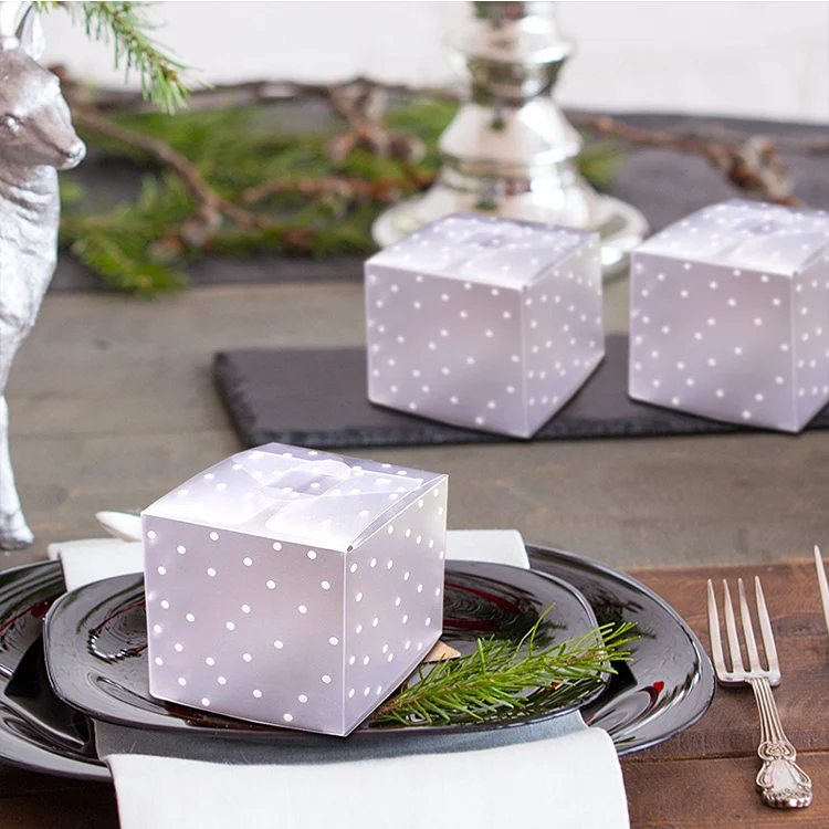 Custom logo printed cheap eco friendly candy packaging grocery packing recyclable clear pvc plastic storage box