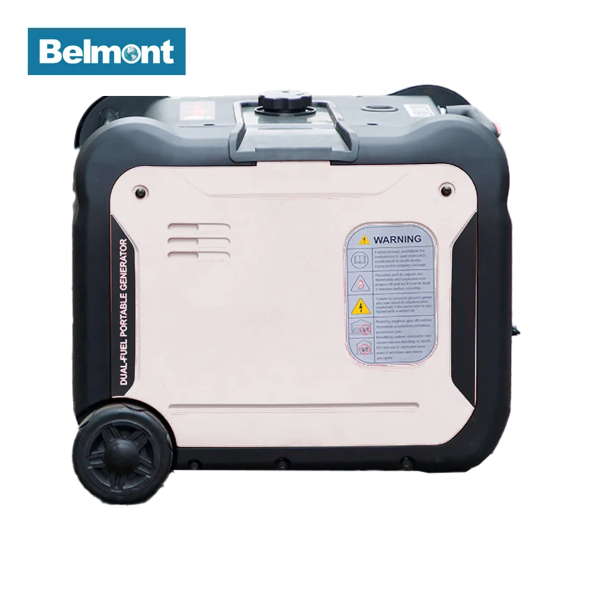 BG-5500 5.5KW Generator Silent Gasoline, Alcohol, Gas Generator Air Cooled Silent Type Gasoline Power Generator