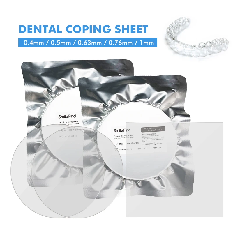 Adult Orthodontic Treatment Clear Aligners Dental Coping Sheets Vacuum Forming Material PETG TPU Hard Aligner Sheet