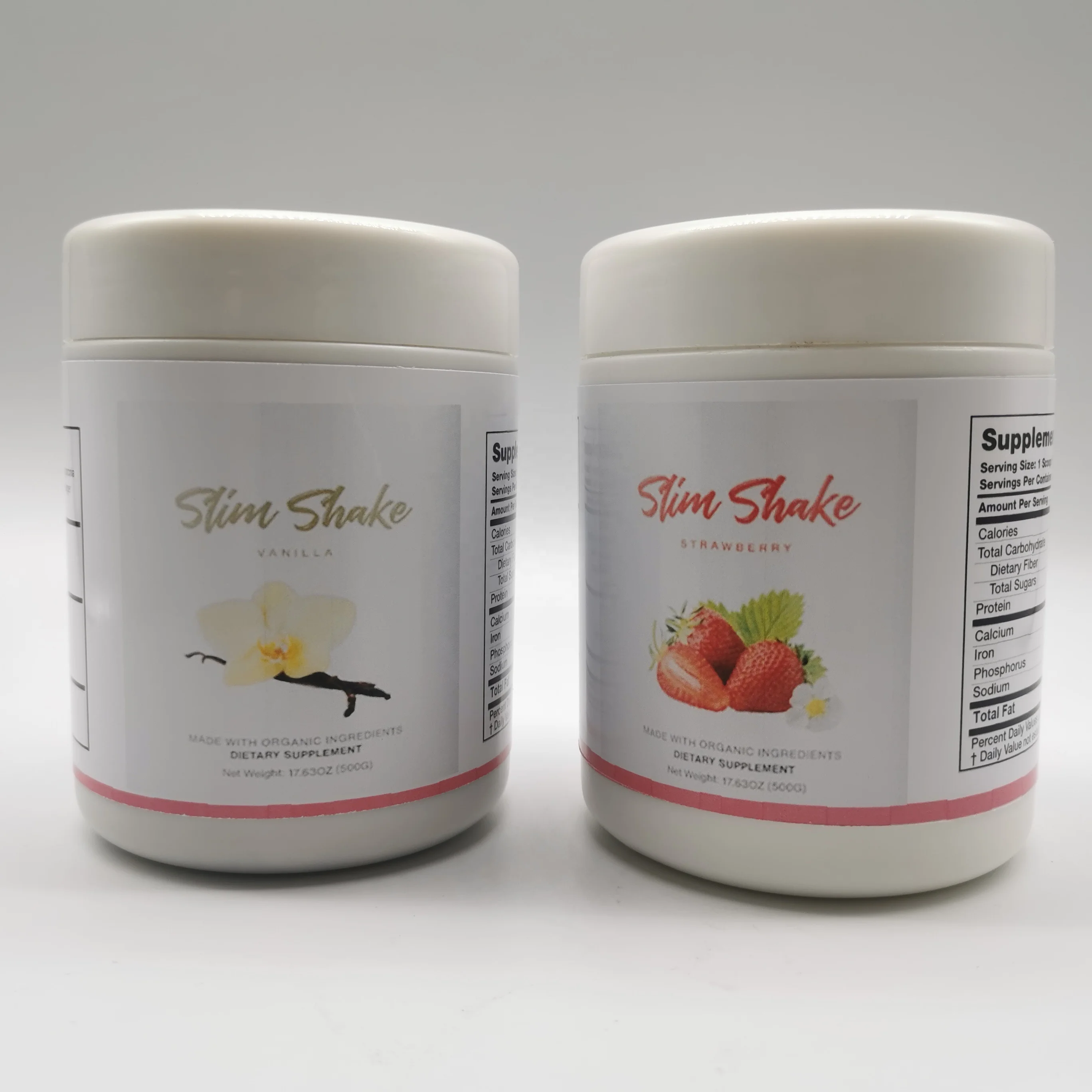 Strawberry Flavor Slimming tea powder Skinny Tea Shake