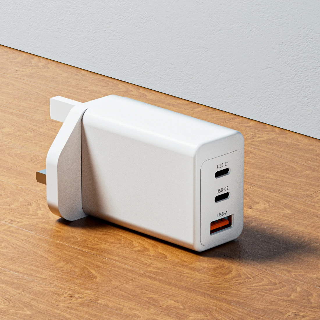 KYT 65w UK Plug c ultra slim portable slim universal laptop fast charging phone charger for iphone 11 apple samsung