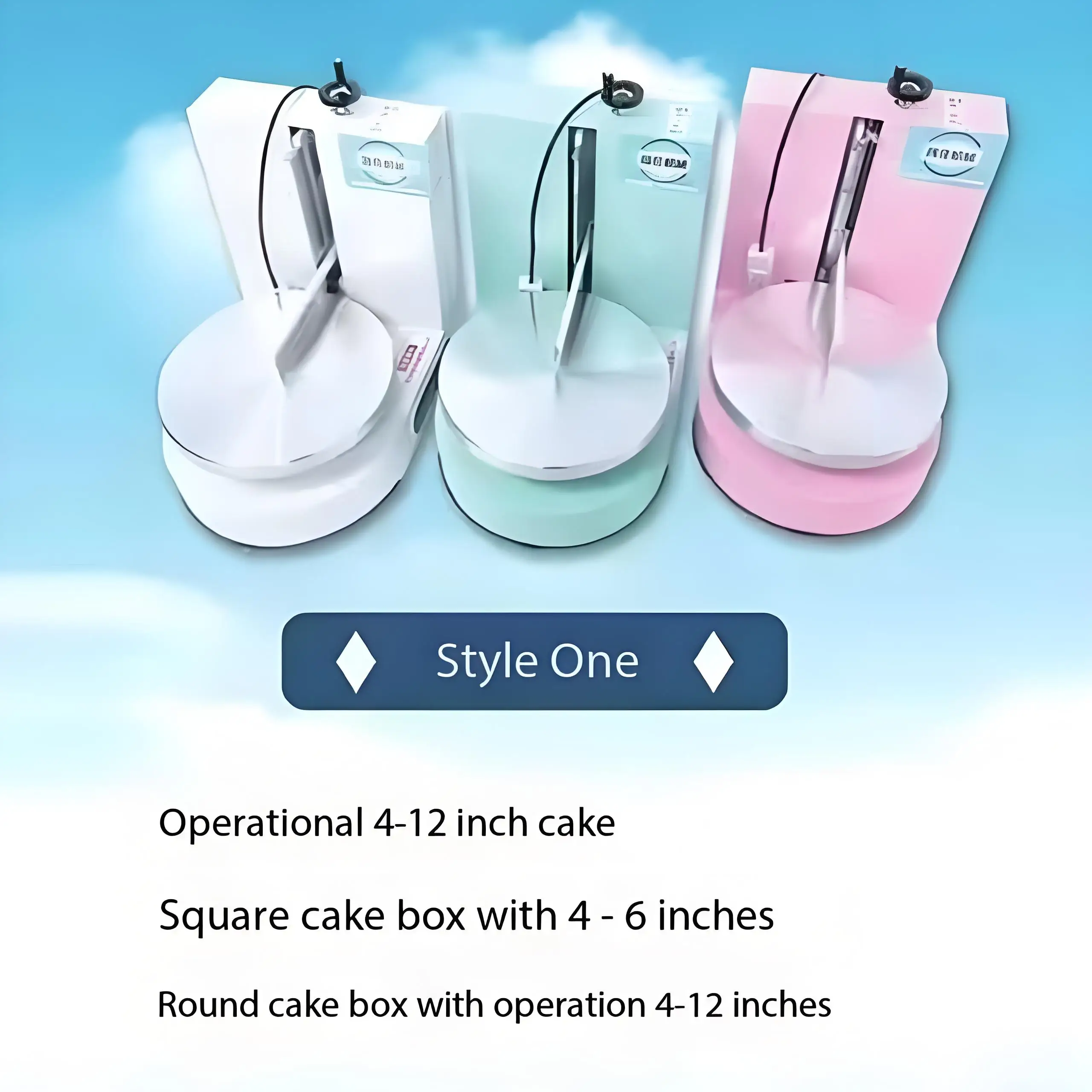 Birthday Cake Cream Daubing Machine/ Wedding Cake Decorating Machine/ Crepes Layer Cake Smearing Coating Machine