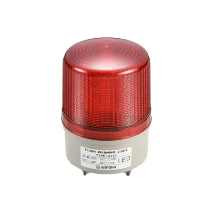LED 12 Volt Security Alarm Strobe Signal Warning Siren Red Flashing Light