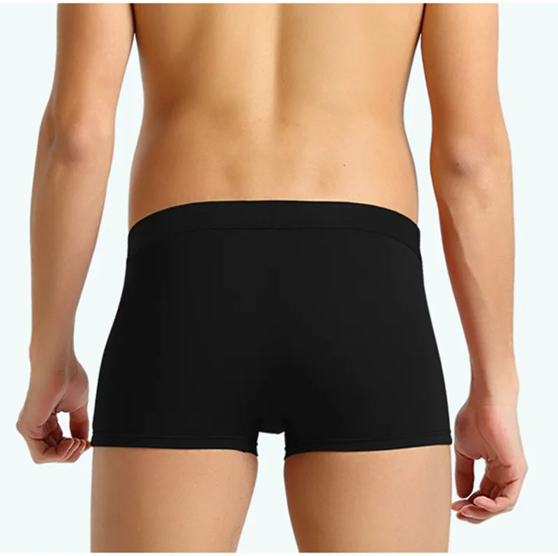 MU252 нижнее белье с пользовательским логотипом, мужские высококачественные Бамбуковые Боксеры