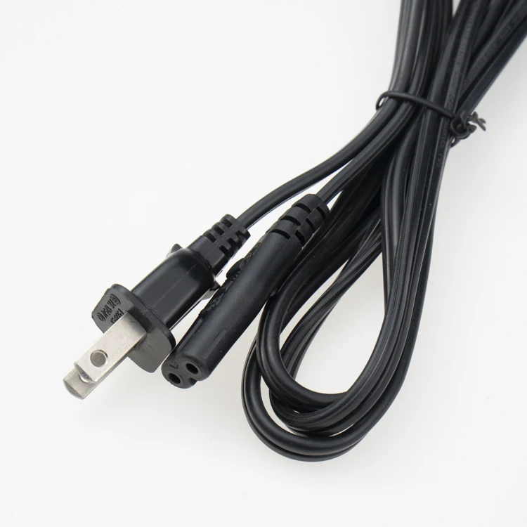 Factory Wholesale AC 2 Prong C7 Electrical Power Cord Power Cable Cord for TCL  Smart LED LCD HD TV