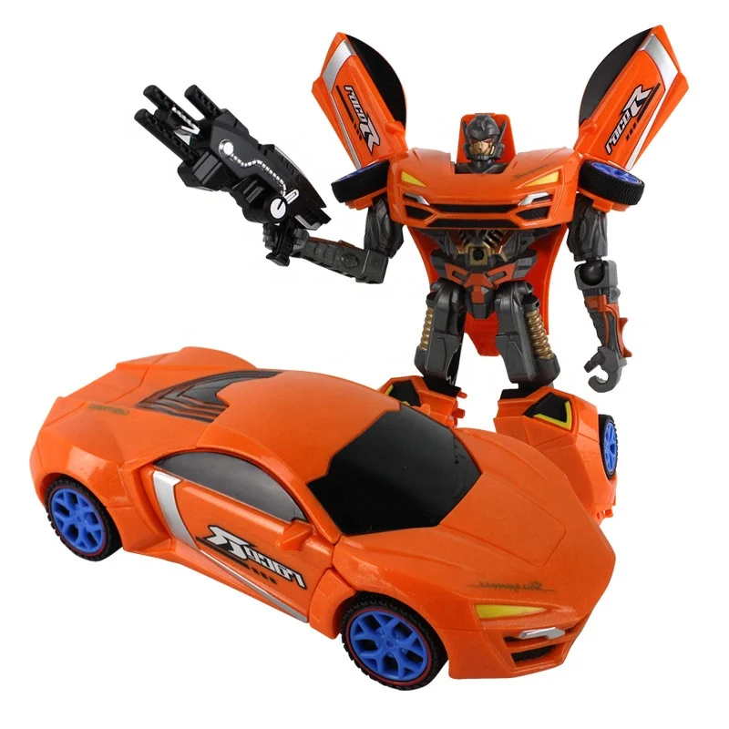 Hot Sale Kids Deformation Robot Toys Transform Car Toy With Light Sound Morphing Toys For Children