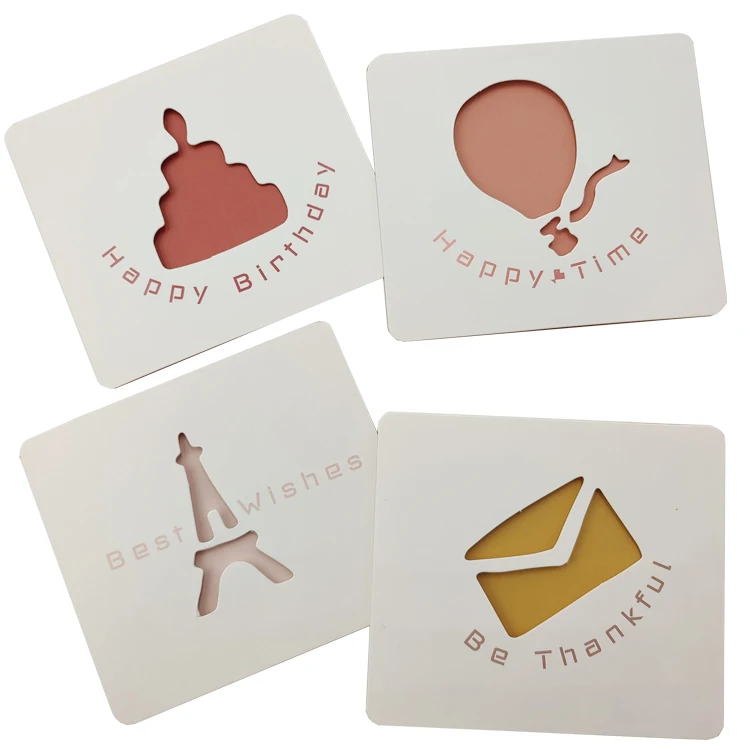 In Stock Luxury Wedding Invitation Birthday Christmas Valentine Festival Hollow Out Greeting Card With Envelope