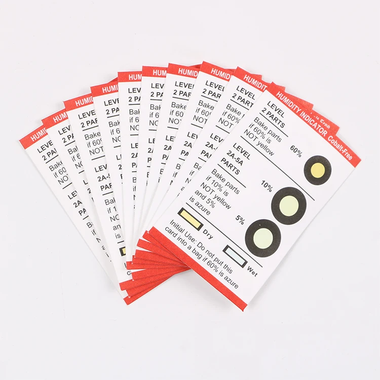 
New Design Hot Sale Customized Cobalt Free Humidity Indicat For Electronic Component 