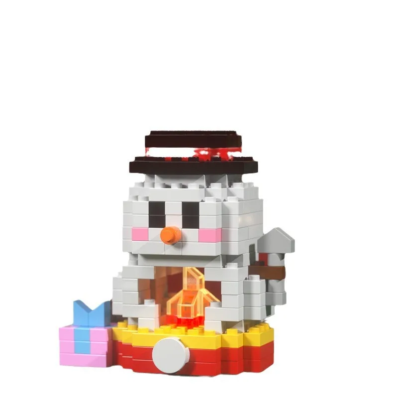 2024New Trendy Funny Mini Cute Christmas DIY Building Block Toys For Kids And Adult Building Blocks Party Christmas Gift