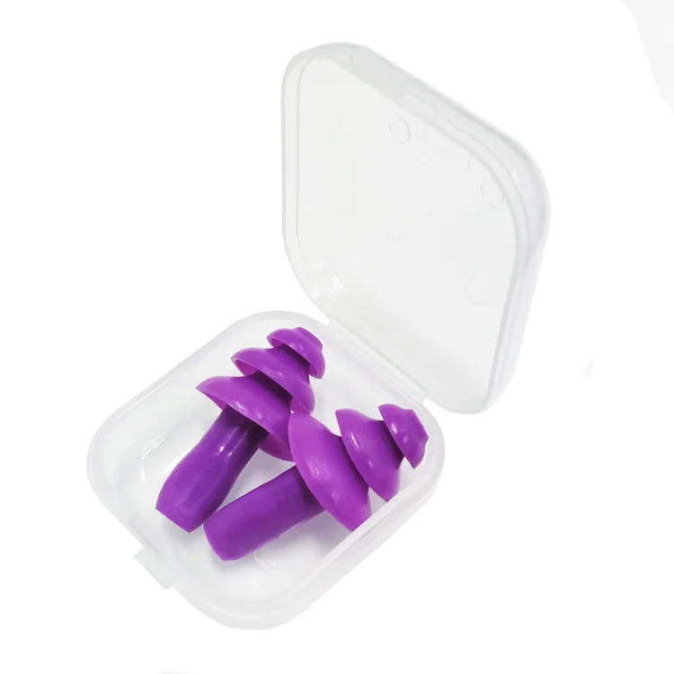 Custom Logo Earplugs Noise Reduction Silicone Ear Plugs for Sleeping