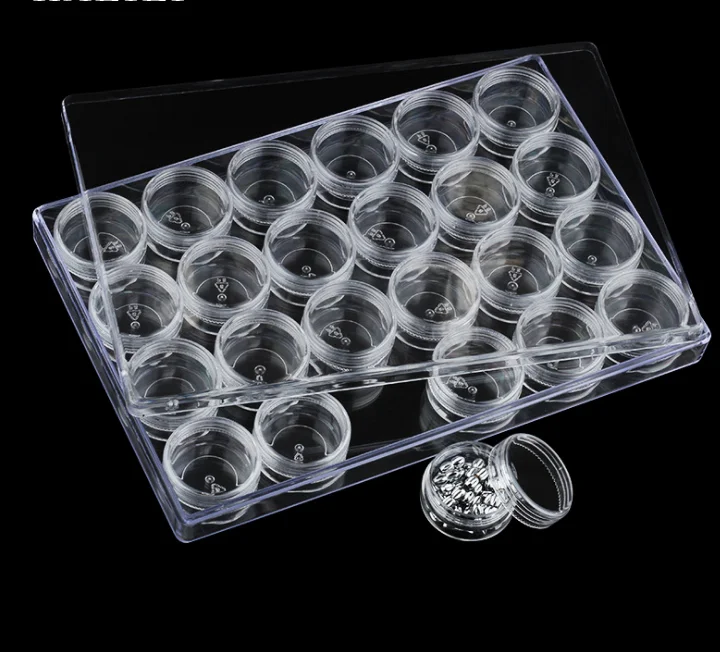 24 шт. маленькая круглая акриловая бутылка