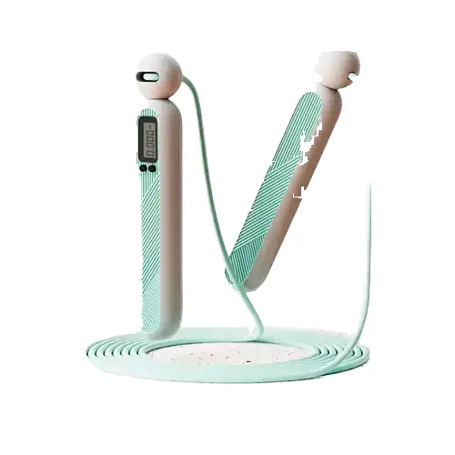 Gym Fitness Smart Digital Count Jumping Rope Cordless Electronic Skipping Rope Made of Heavy PVC and ABS Material