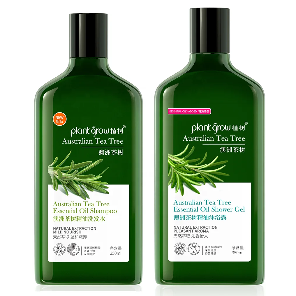 
Natural organic Desquamation,oil control ,Deep Cleaning, Lice, Dry Scalp ,Itchy Hair tea tree shampoo and shower gel 