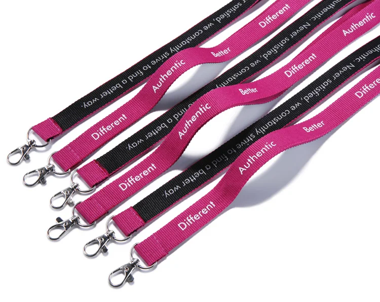 Trendy Polyester Lanyards Logo Custom Manufacturer Factory Direct Sale Neck Strap Lanyard