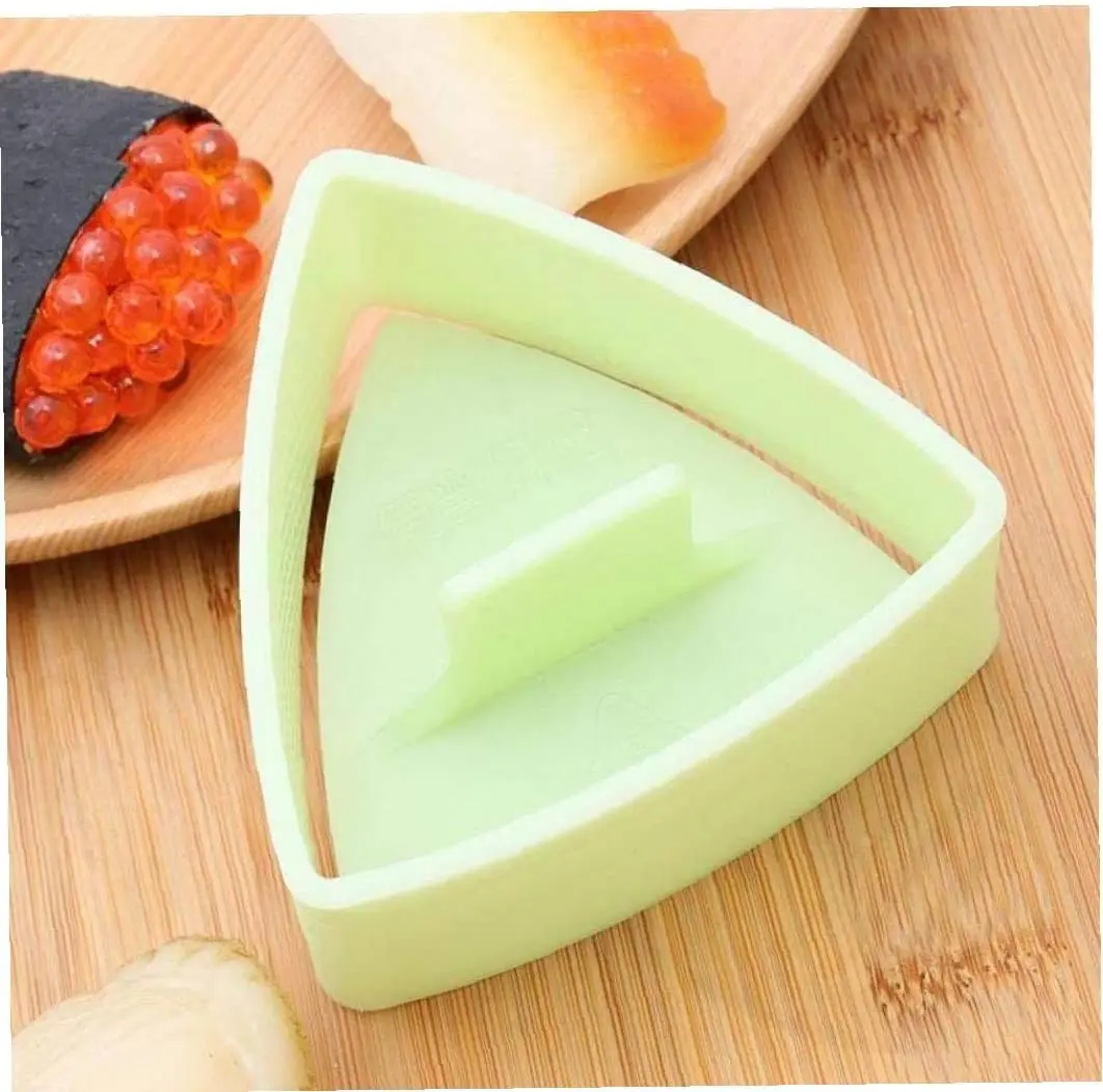 Triangle Sushi Maker Machine Rice Ball Maker Mold Plastic Sushi Maker DIY for Beginners Non Stick