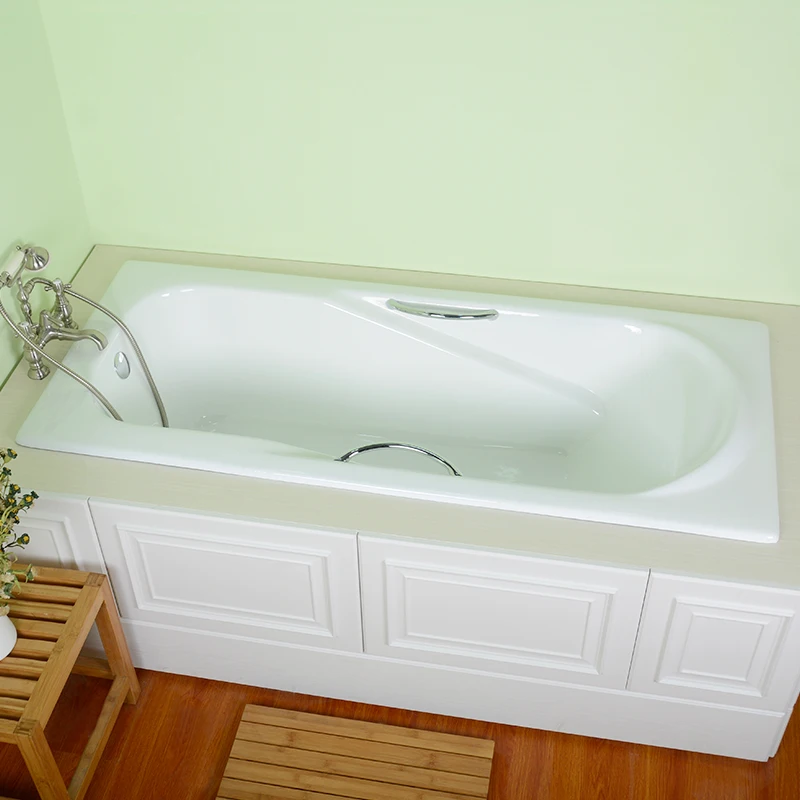
NH-018 1800mm Anping big drop in enamel cast iron bath tubs 