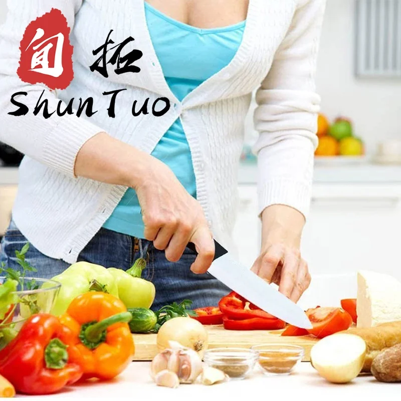  SHUNTUO 3 шт. набор цветных керамических ножей кухня боит нож
