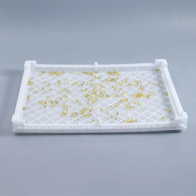 80*60*7cm Food grade ventilated stackable fruit pasta plastic drying pan / plate / pallet / tray