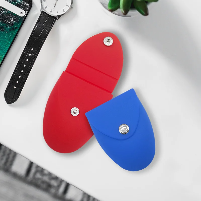 Factory price silicone pound pocket coin holder