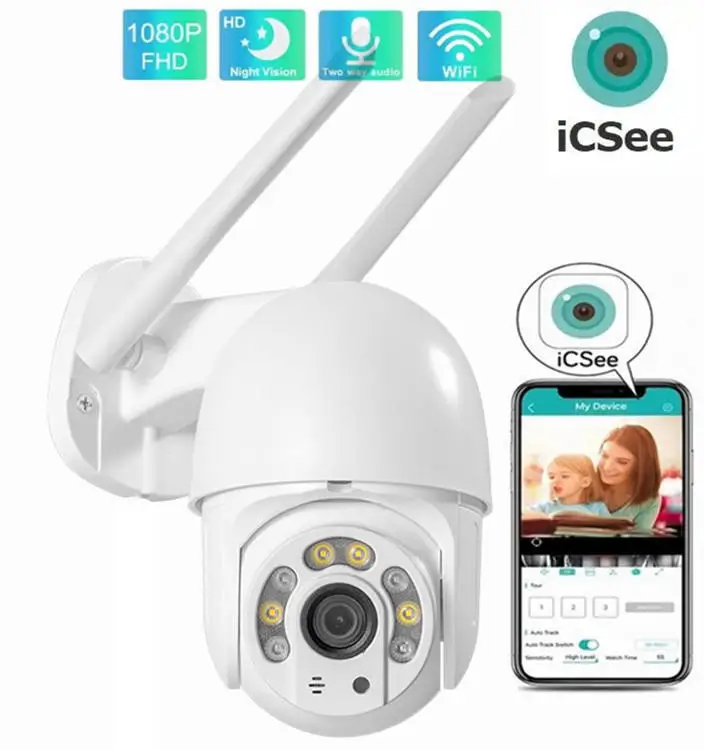 Colorful 1080P Network IP WIFI Wireless Camera Mini Surveillance Security Analog CCTV Camera System Smart 360 PTZ