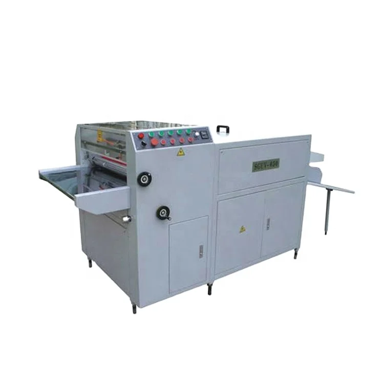 
HD-1000B and HD-1200B Manual Water-based glue laminating machine 