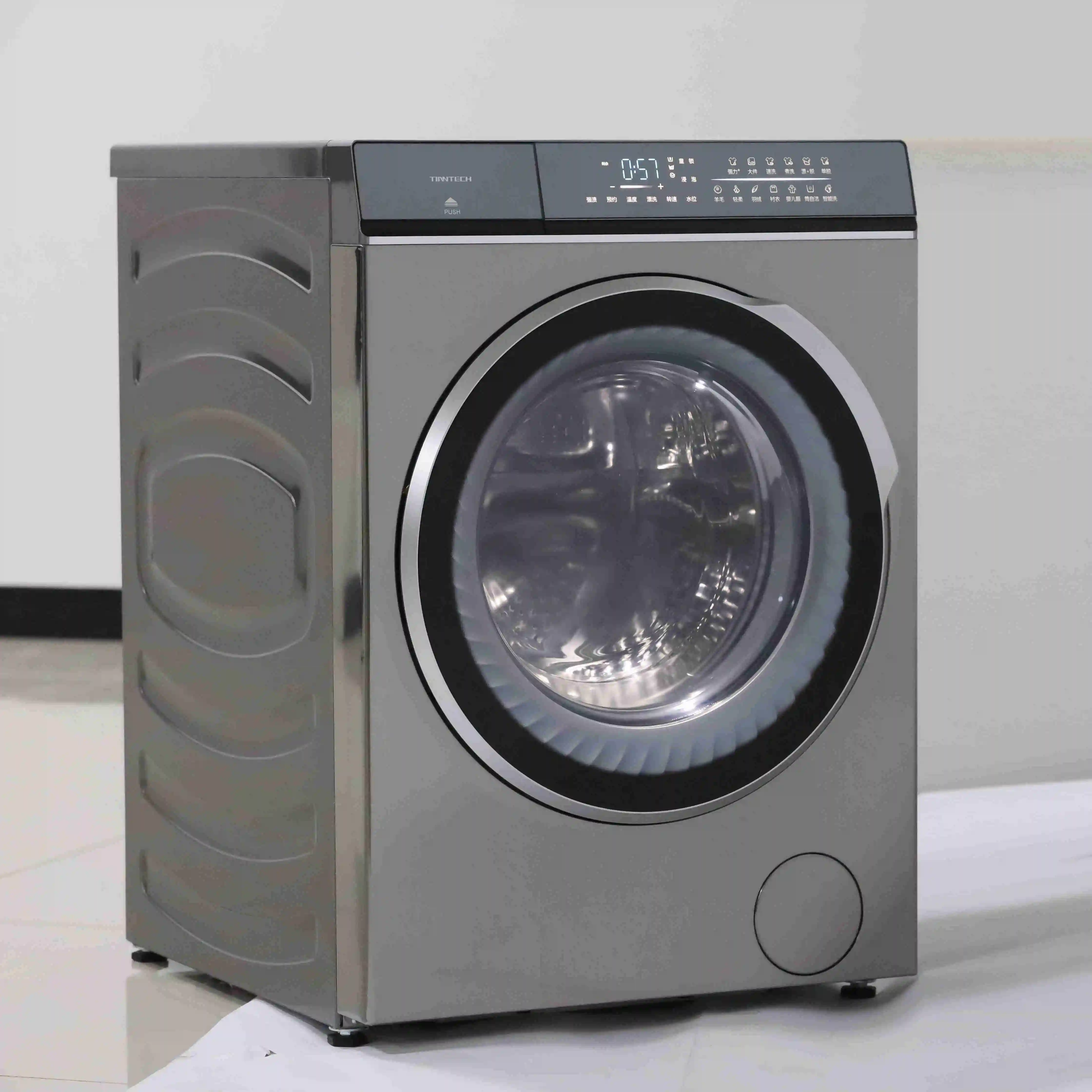 Super Large 13kg Full Automatic Touch Screen Front Loading Washing Machine with Dryer Combo