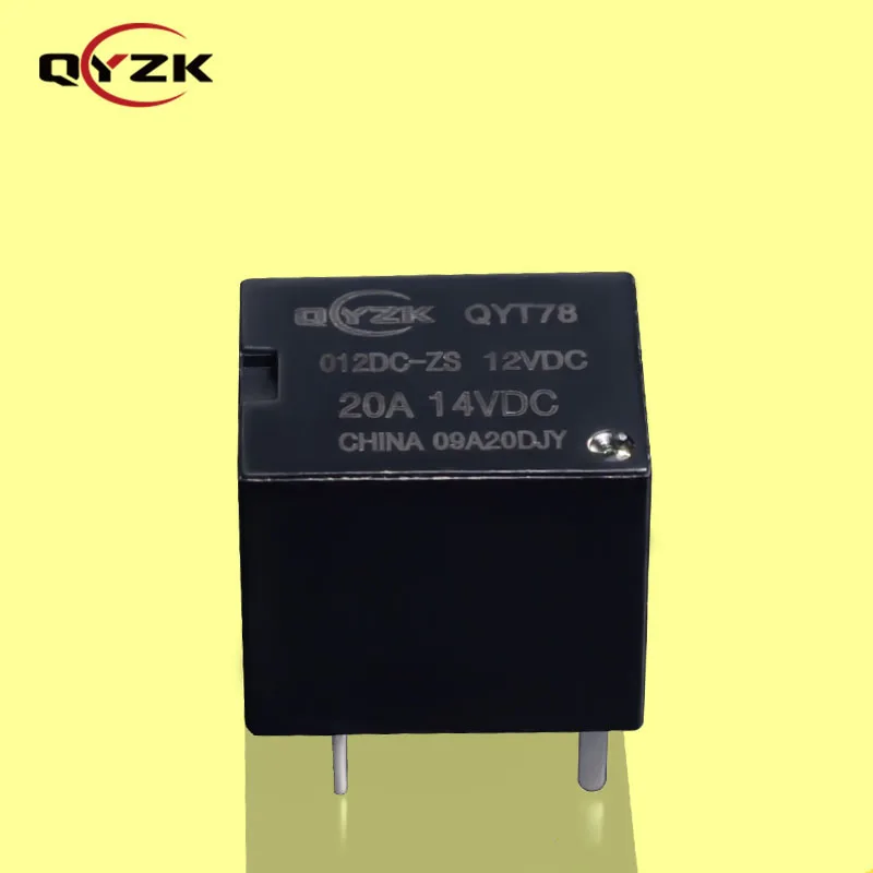 Coil 12V SPDT (1 Form C) Rating Load 20A 14VDC 5 Pins 0.6W Super Miniature Anti-shock Auto Car door Lock Motor Control Relay