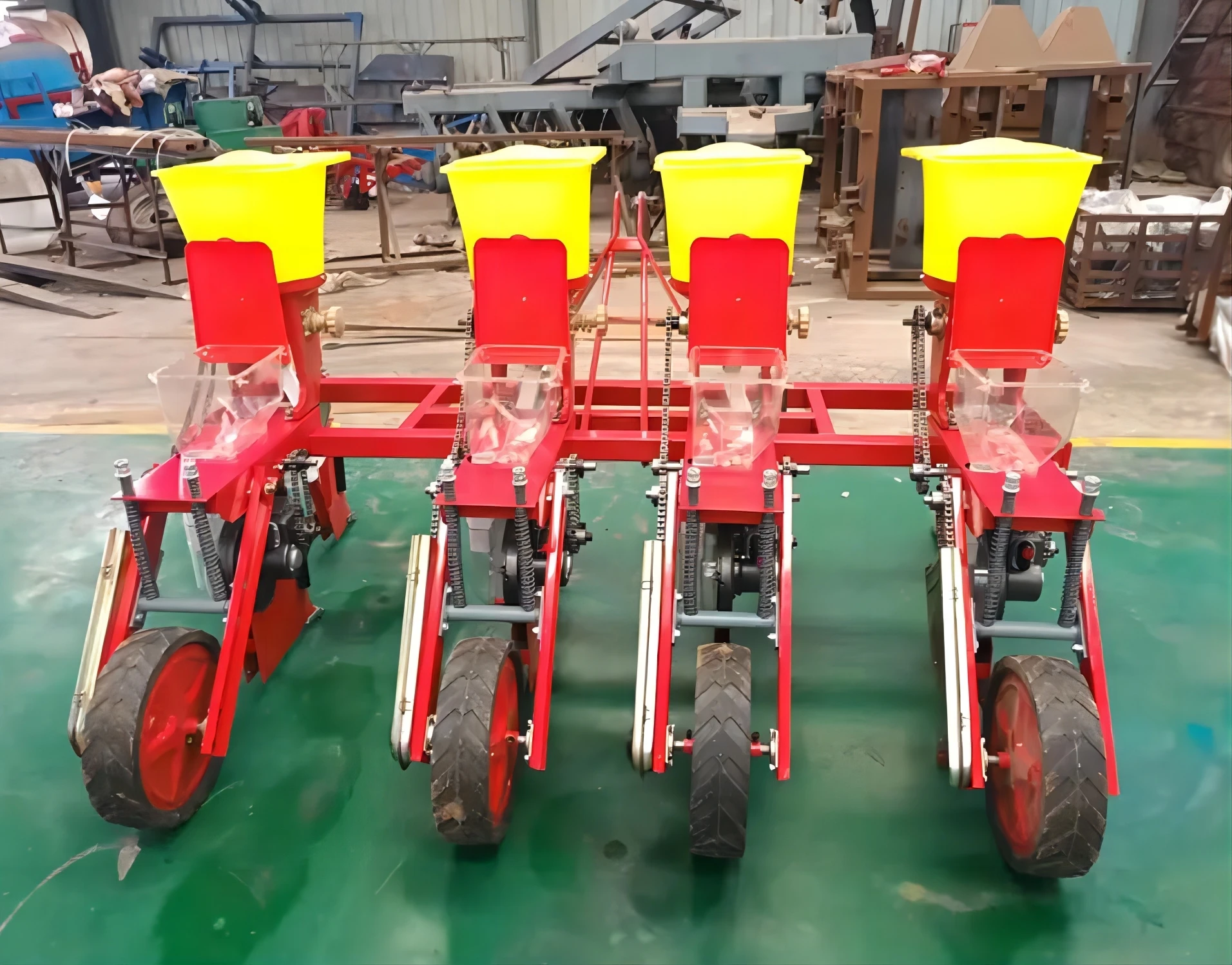 Farm Tractor mounted 3-point Corn Fertilizer Seeder sowing machine corn planter