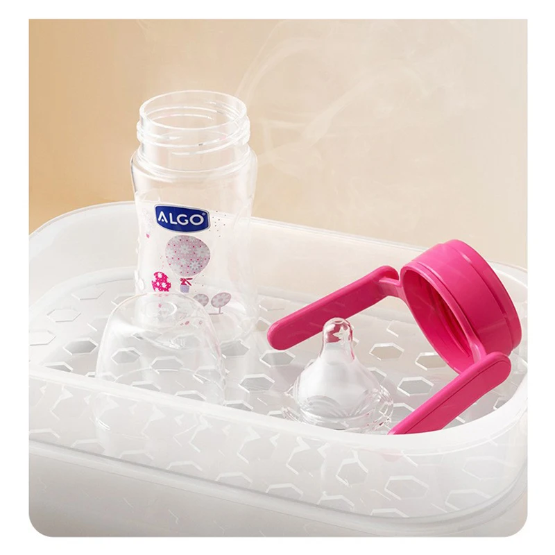 Free Sample ALGO Wide Neck PP Baby Milk Bottle 150ml/250ml/330ml BPA FREE Baby Feeding Bottle
