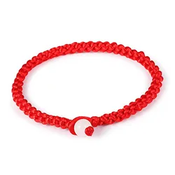 Protection  Handmade Beads Clasp Red Rope Cord Thread String Bracelets Friendship Jewelry