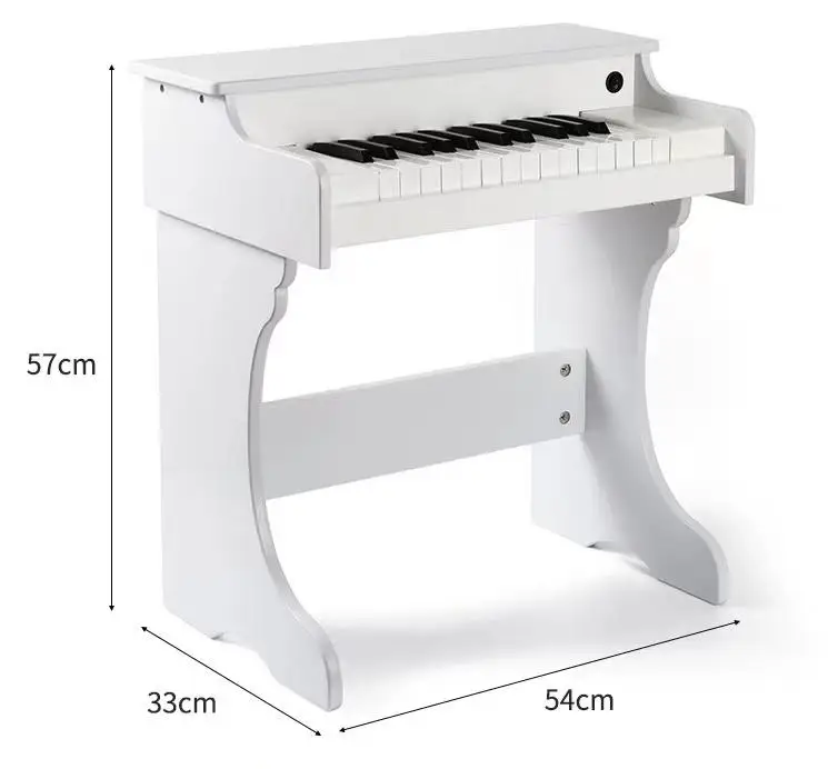 Kids Piano Keyboard Digital Piano For Kids Mini Music Educational Instrument Toy Wood Piano For Toddlers Girls Boys