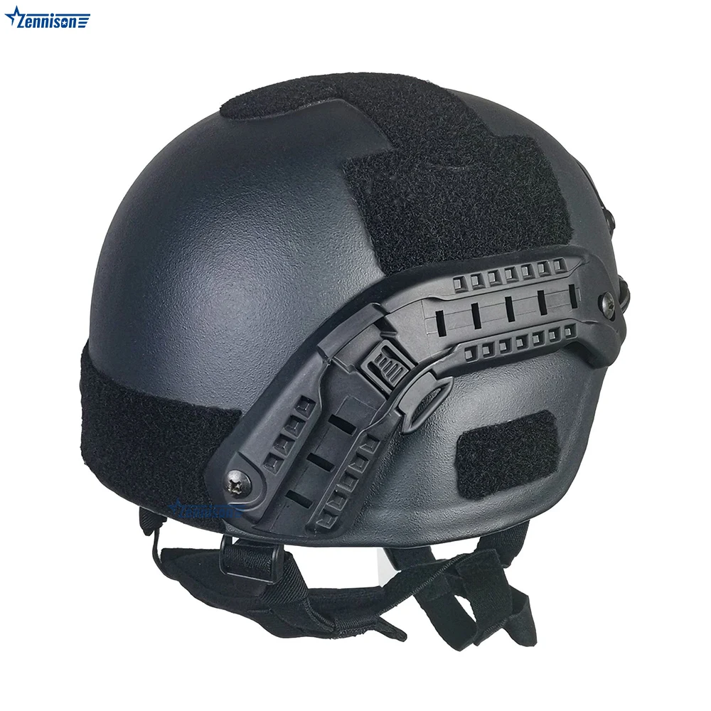 Stock Black Tactical Training Aramid Protective MICH Tactical Helmet Low Cutting Safety Helmet