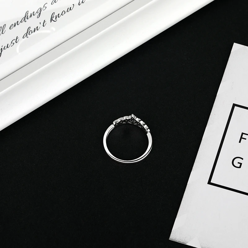 Mascot 925 Sterling Silver Accessory Queen Crown Party Woman Jewelry Ring