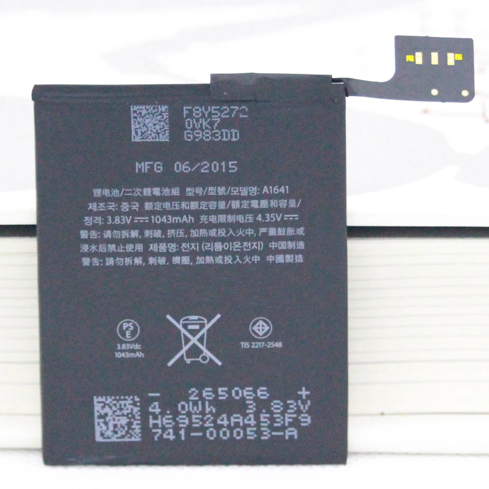 1043 мА/ч 3.99Wh A1641 A1574 Замена литий-полимерный аккумулятор для Ipod touch 6th Generation 6 6g