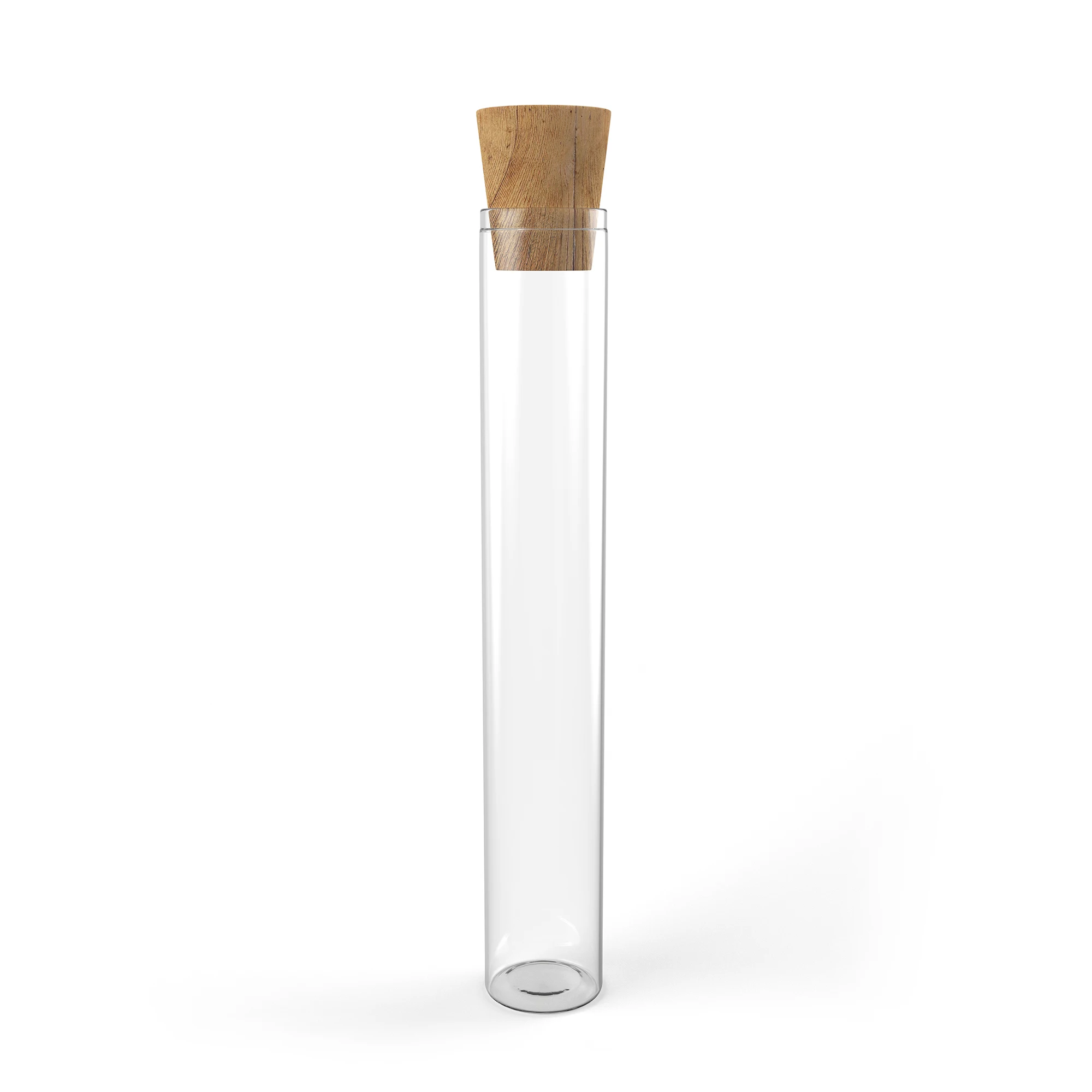 Wholesale 120mm Glass Tube with Cork Top for Roll Storage