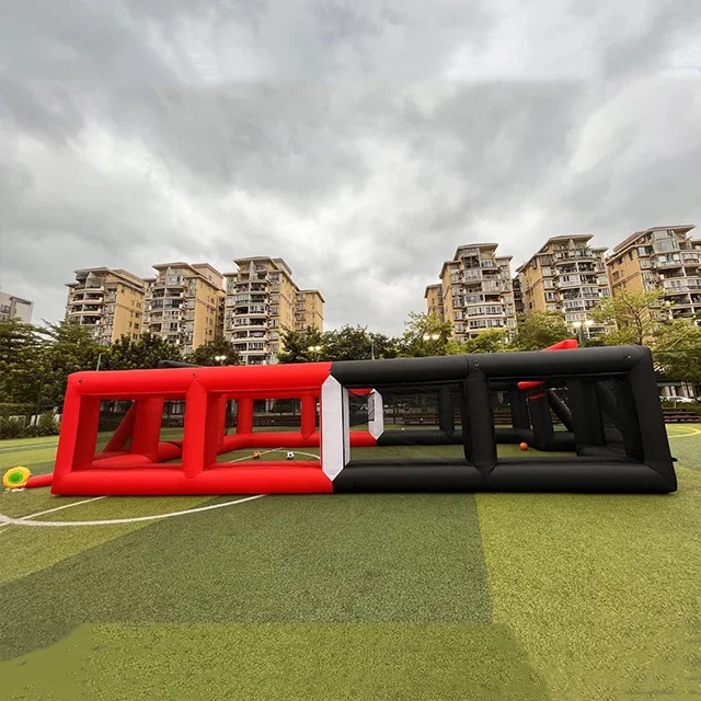Portable Inflatable Sports Court Inflatable Soccer & Basketball & Volleyball Field 3 in 1 Multiple Sport Game