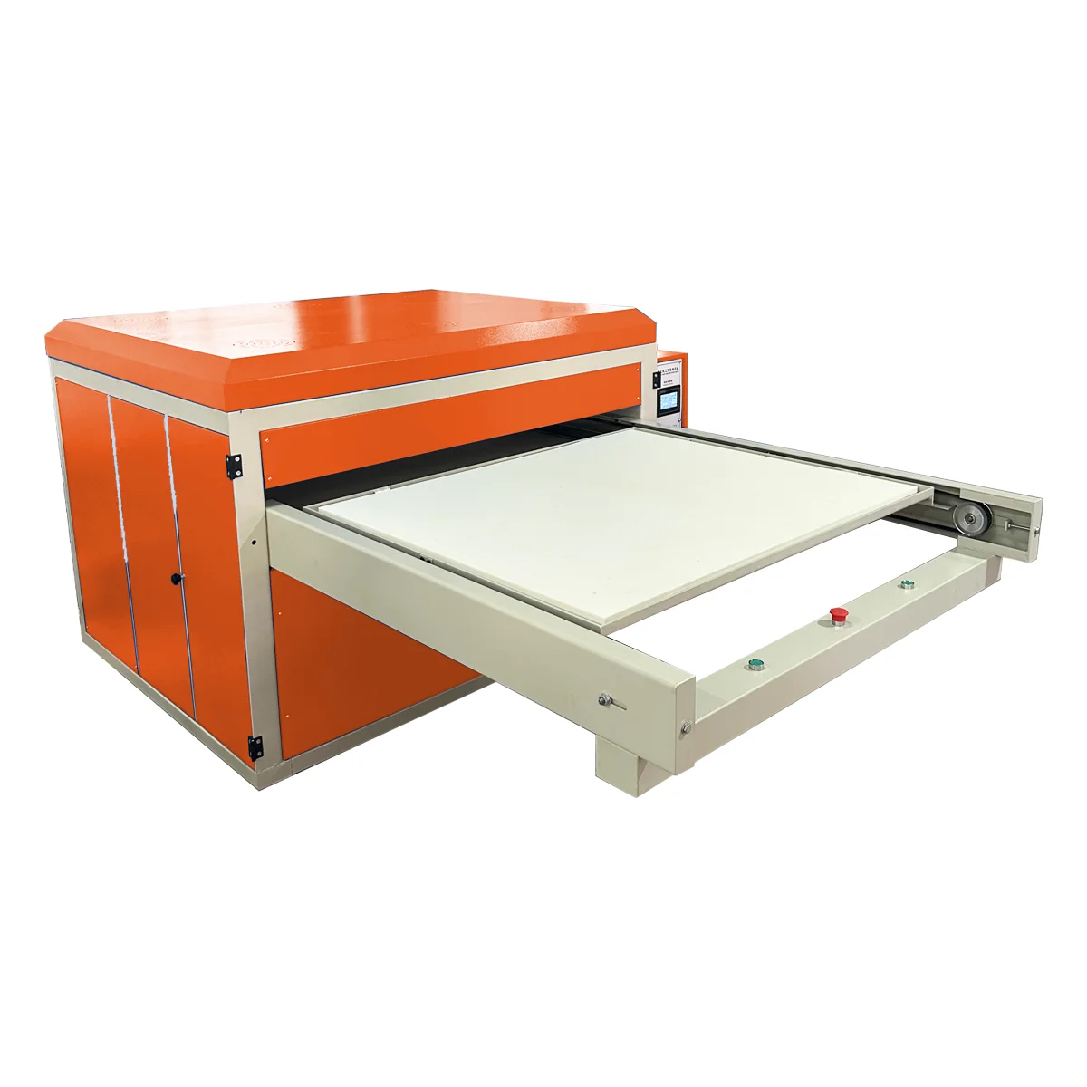 Big size automatic heat transfer machine with sponge hot stamping printing fabric bags design