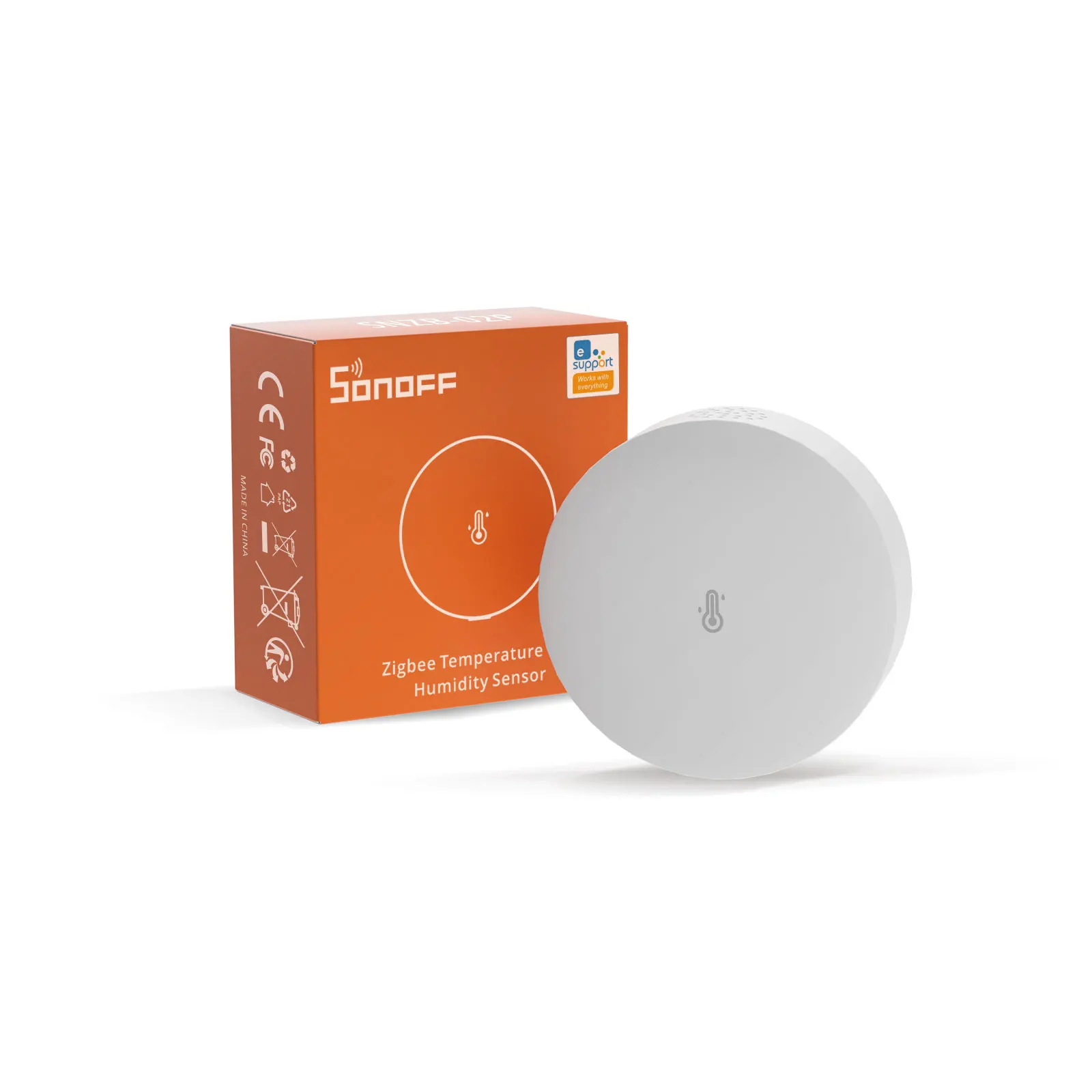 2023 SONOFF Zigbee 3.0 Temperature and Humidity Sensor SNZB-02P High Accuracy Fast Refresh Smart Sensor 4 Years Battery Life