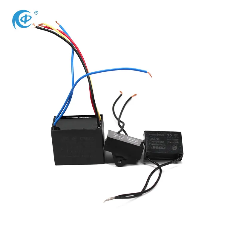 250v 0 65 мкФ/1 35 мкФ cbb61 конденсатор с алюминиевой