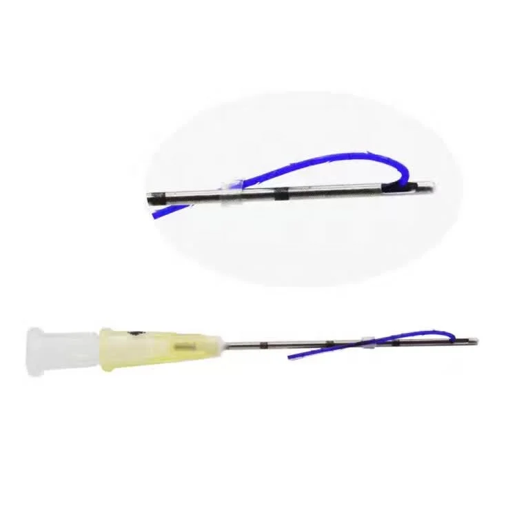 
21 г 60 мм W blunt cannula игла cog fios de pdo резьбовой подъемник для лифтинга лица Корея 