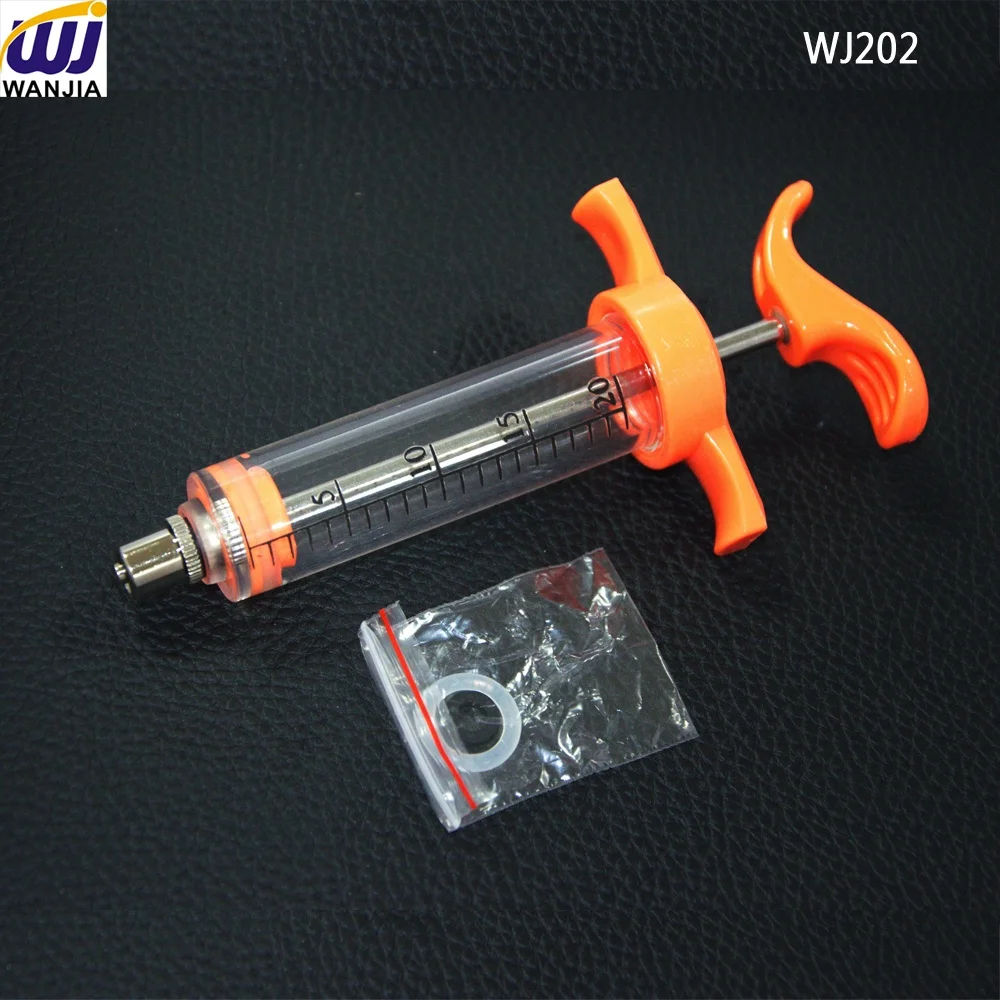 
WJ202 20ml TPX plastic steel syringe 