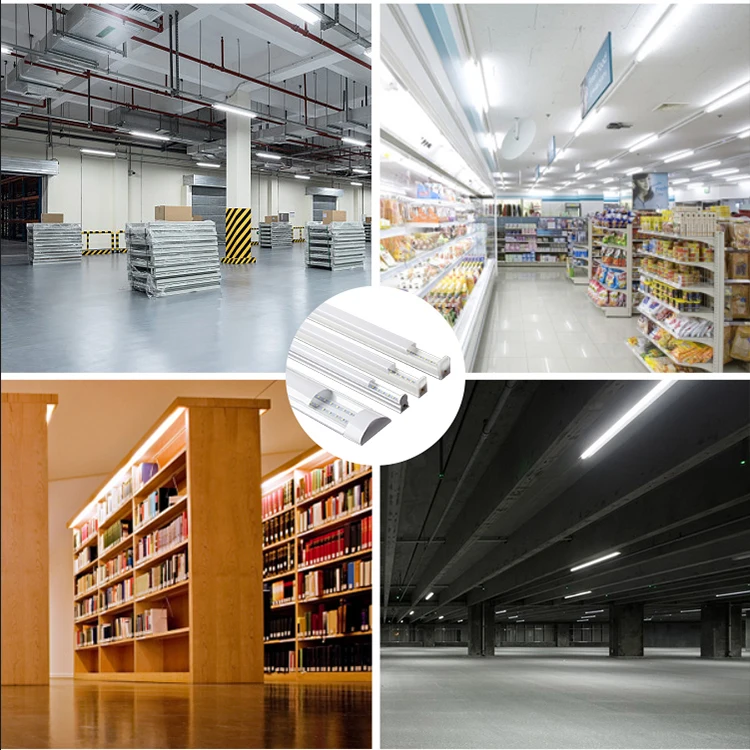 Factory Direct Sale Indoor Embedded Line Light 0.3M 0.6M 0.9M 1.2M 5W 10W 14W 18W T5 T8 LED Light Tube