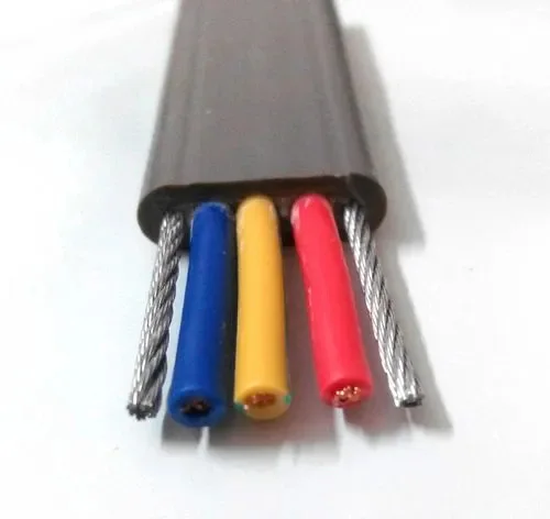 Tvvb Tvvbg Tvvbp Lift Travelling Cable Elevator Shielded flat cable for Elevator  lift travelling flat cable