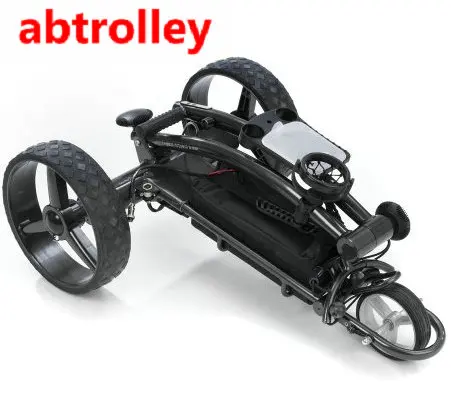 
Perfect design motorized golf trolley with German small motors electric golf pull cart 