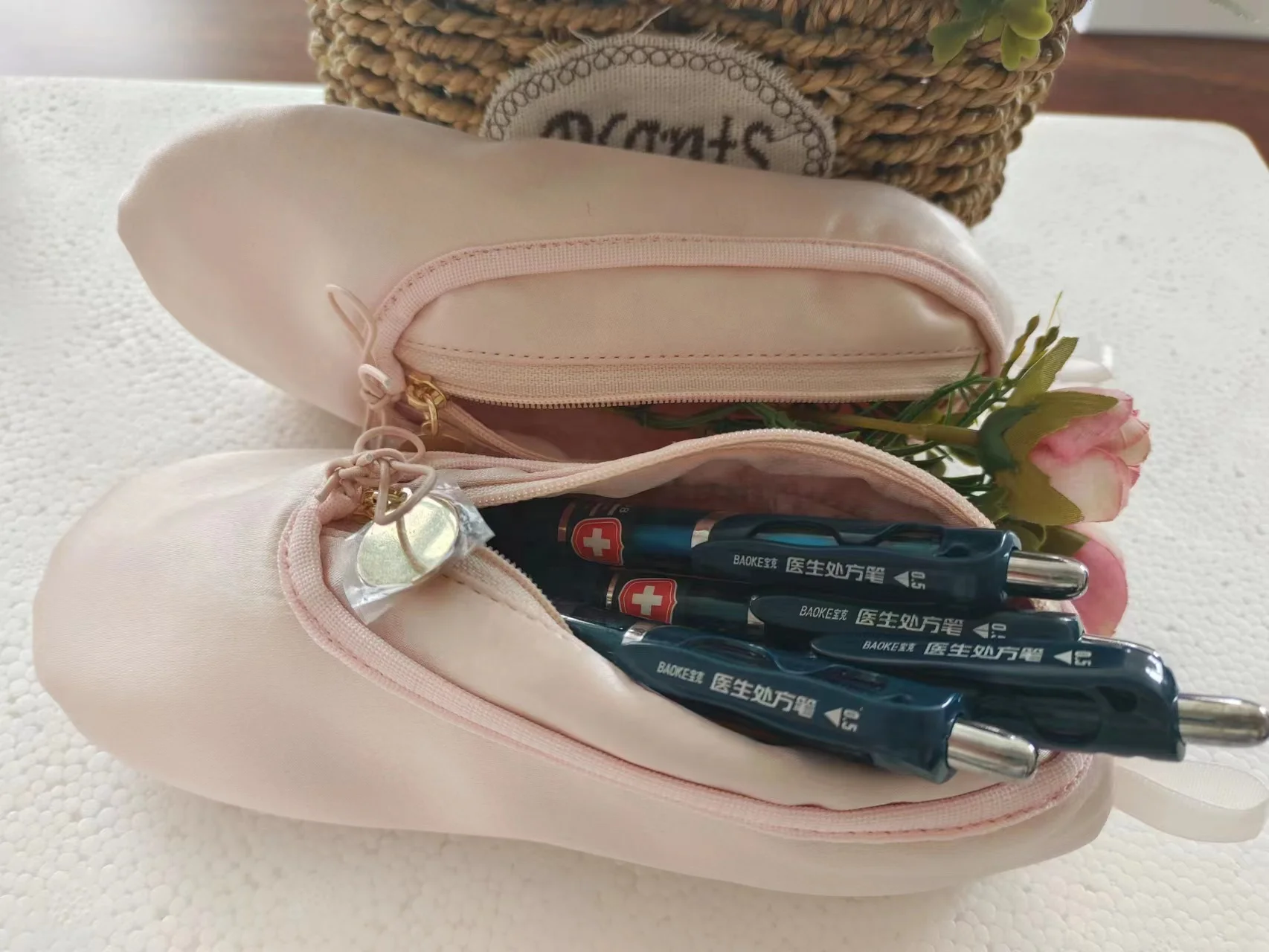 Promotional Pencil Pouch Ballet Shoes Souvenir Products For Girls/Ballet Shoe Stationery Box