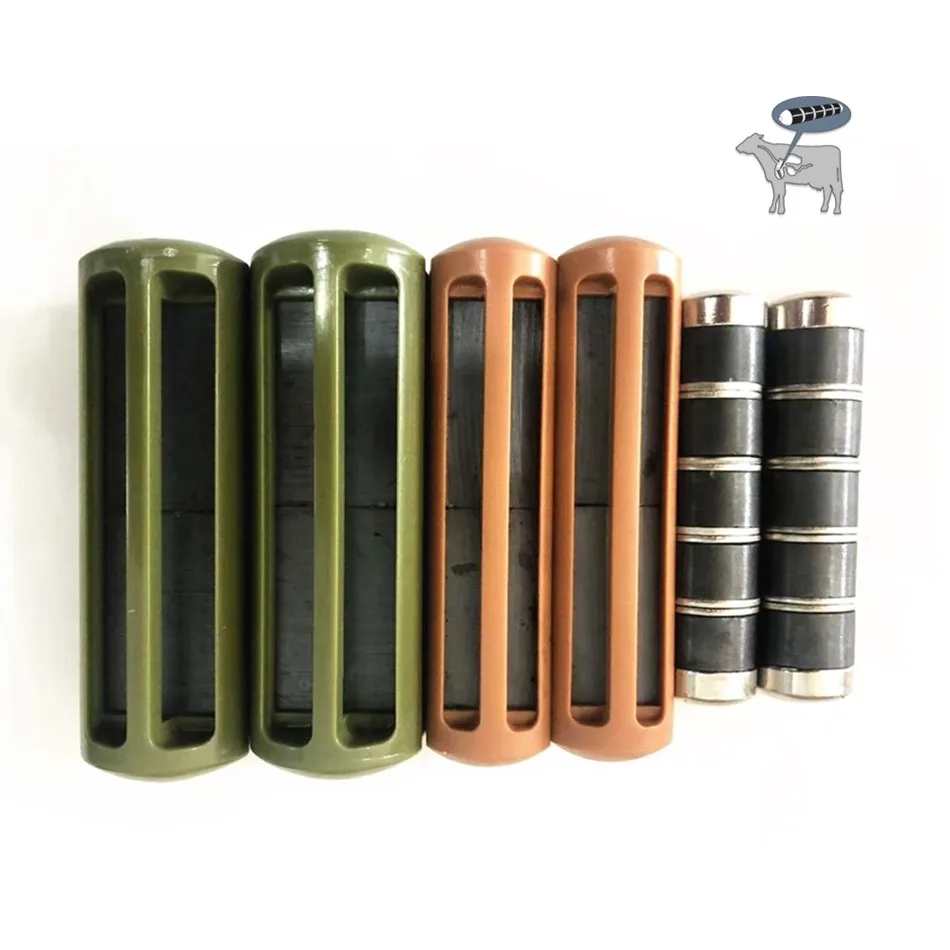 Factory Sales Great Ferrite Magnet Cast Rumen Stomach Cow Magnet with ABS environmentally friendly plastics