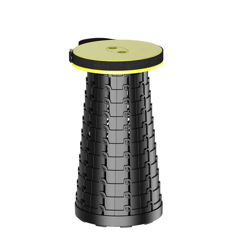 Fishing Outdoor Retractable Folding Plastic Collapsible/Telescopic Stool
