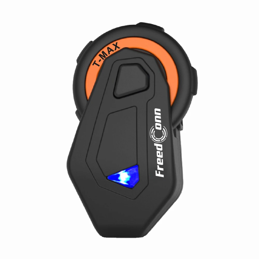 T-MAX 6 Riders Waterproof Motorcycle Helmet Intercom FM Radio Wireless BT Intercom Headset