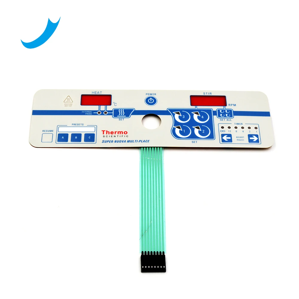 factory direct conductive membrane switch panel keypad waterproof